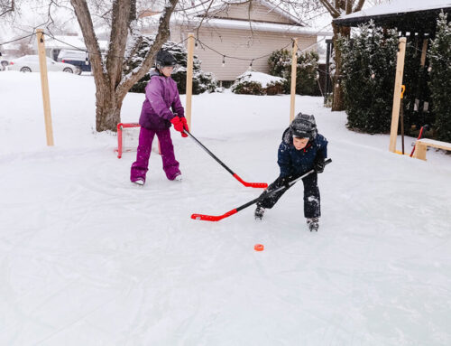 Easy DIY Outdoor Skating Rink