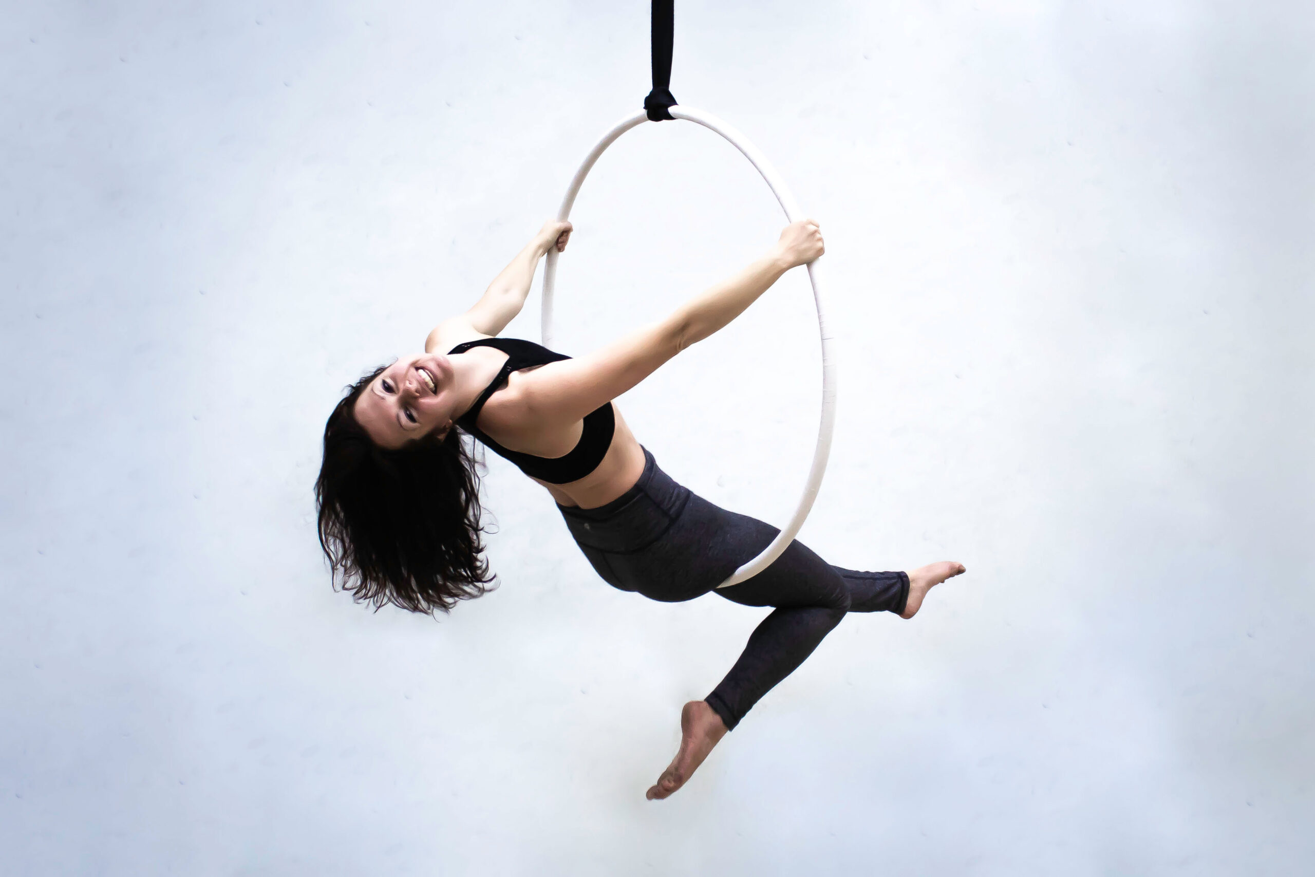 female aerial hooping